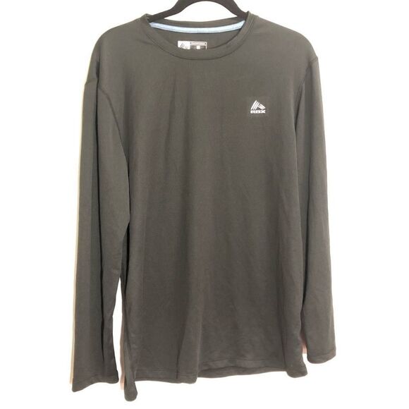 RBX Men's Long Sleeve Black Performance Shirt, L - Picture 2 of 5
